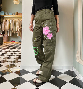 Pantalone cargo Paint