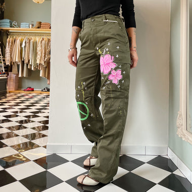 Pantalone cargo Paint