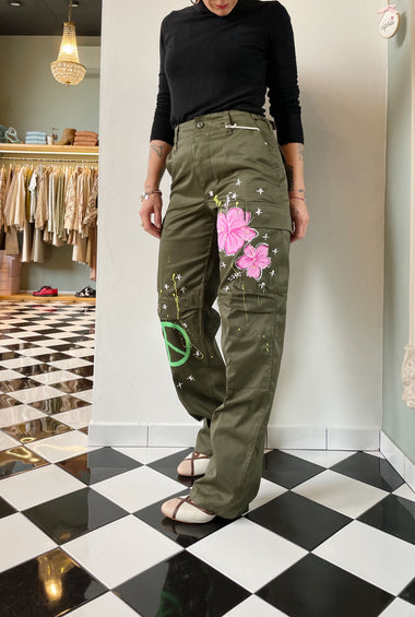 Pantalone cargo Paint