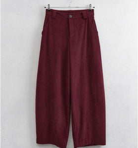PANTALONE BALOON BORDEAUX