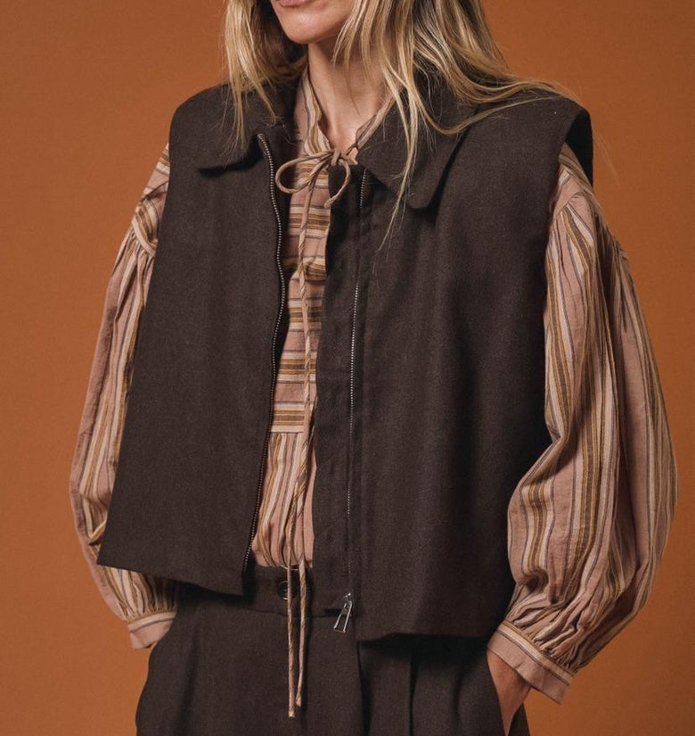 GILET CROP