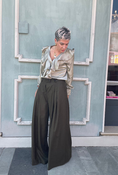 PANTALONE VITA ALTA VERDONE