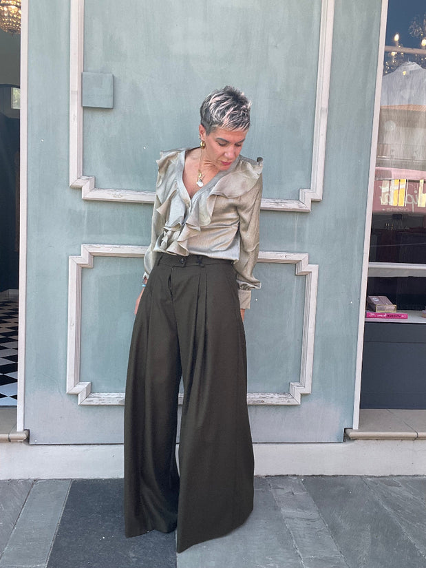 PANTALONE VITA ALTA VERDONE