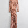 ABITO DRAPPEGGIATO CON ROSE