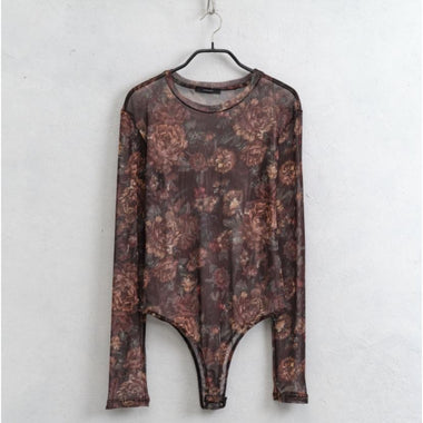 BODY TRASPARENTE CON ROSE