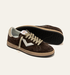 4B12 PLAYNEW IN SUEDE MARRONE