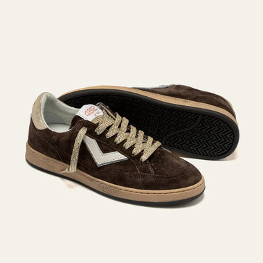 4B12 PLAYNEW IN SUEDE MARRONE