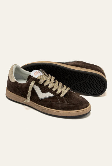 4B12 PLAYNEW IN SUEDE MARRONE