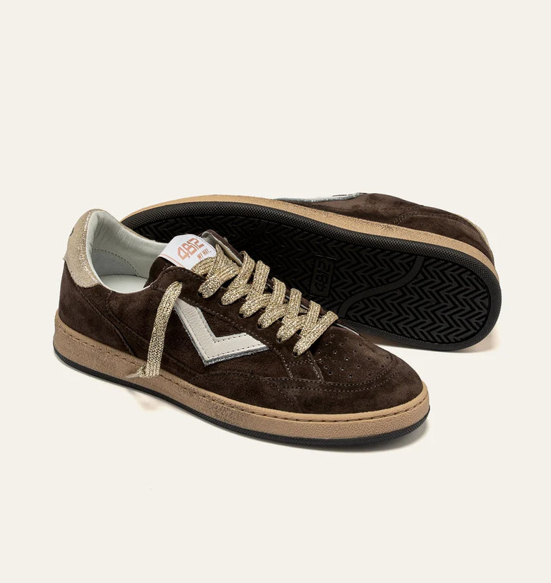 4B12 PLAYNEW IN SUEDE MARRONE