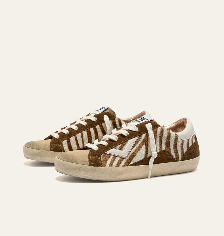 4B12 SUPRIME Zebra e suede marrone