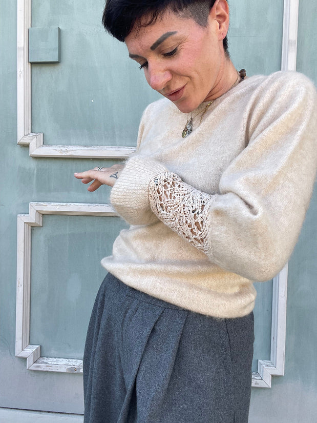 PULLOVER ROMANTICO MISTO LANA