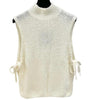 Gilet bianco fiocchi