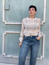 PULLOVER LANA E MOHAIR TRAFORATO