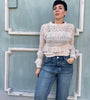 PULLOVER LANA E MOHAIR TRAFORATO