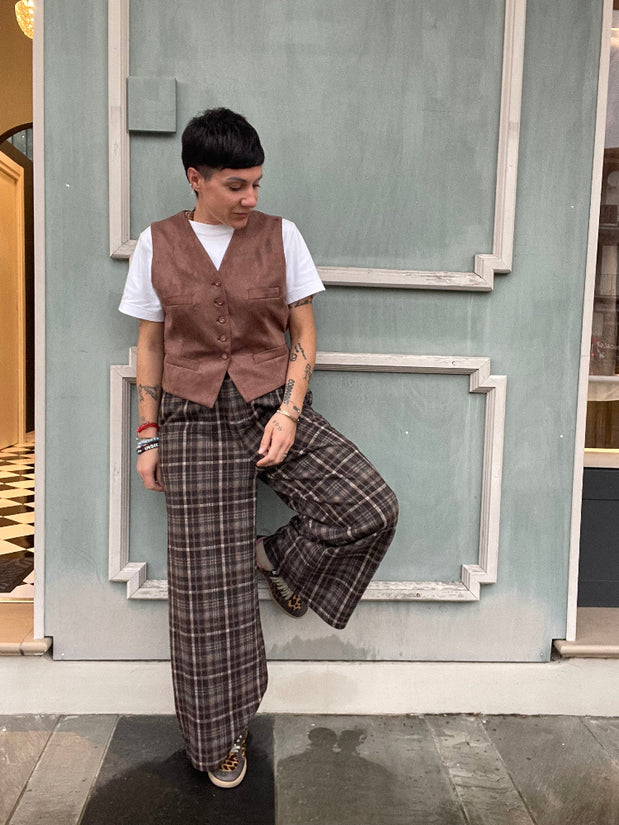 PANTALONE MISTO LANA
