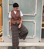 PANTALONE MISTO LANA