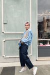 BLAZER DENIM E QUADRI