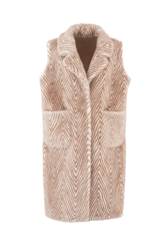 SMANICATO TAUPE REVERSIBILE