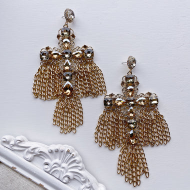 Orecchini Gold Cross