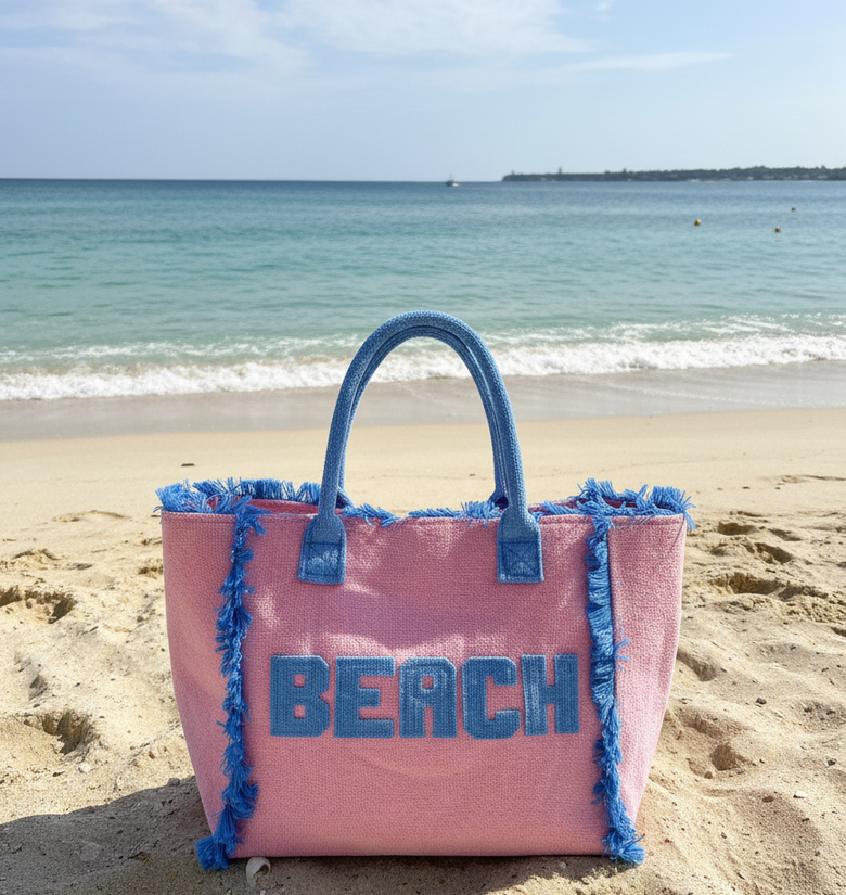 BORSA MARE CON FRANGETTE