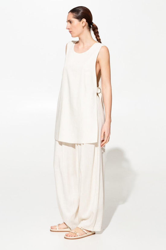 Abito/casacca gilet ecrù