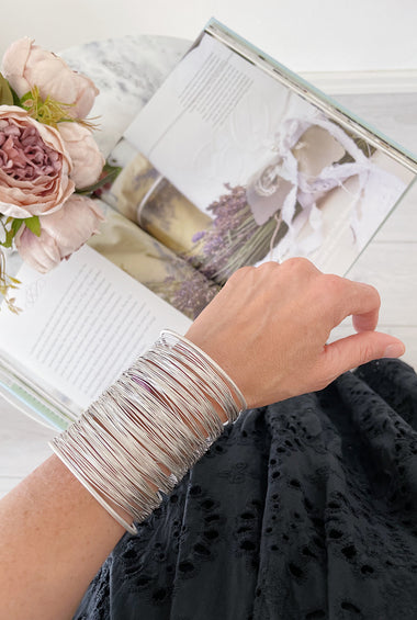 Bracciale rigido silver