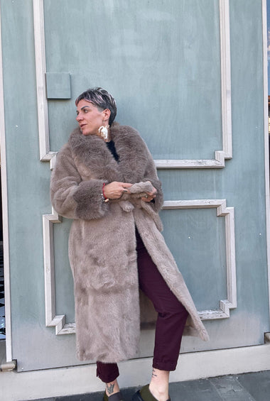 CAPPOTTO ECOPELLICCIA