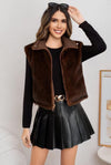 GILET ECO PELLICCIA VISONE