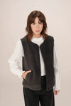 GILET ECO PELO ANTRACITE