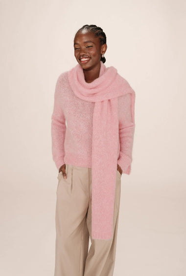 PULLOVER PINK ALPACA