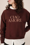 FELPA STAMPATA CIAO AMORE