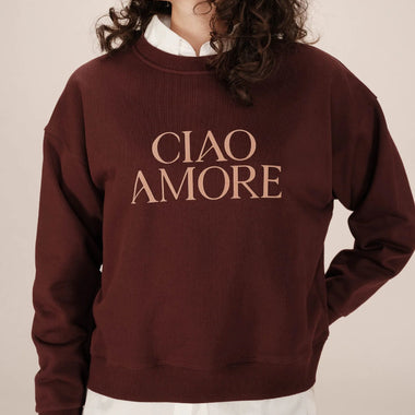 FELPA STAMPATA CIAO AMORE