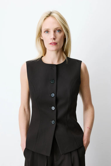 GILET SAMANTHA CHOCOLAT