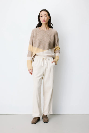 PANTALONE OLIMPIA PANNA