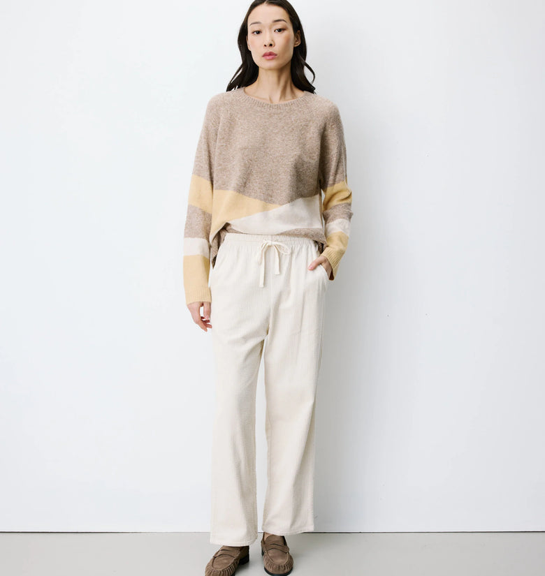 PANTALONE OLIMPIA PANNA