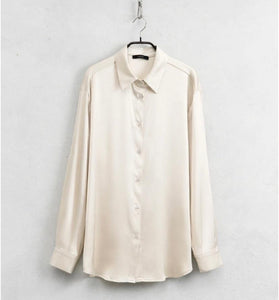 CAMICIA IN VISCOSA PANNA