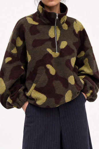 FELPA MISTO LANA CAMOUFLAGE