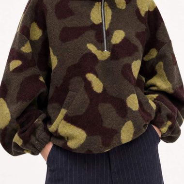 FELPA MISTO LANA CAMOUFLAGE