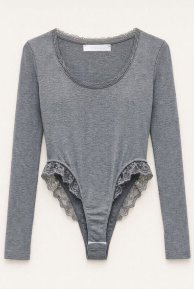 BODY COTONE CON PIZZO