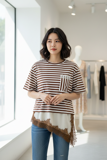 T-shirt righe
