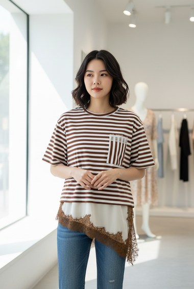 T-shirt righe