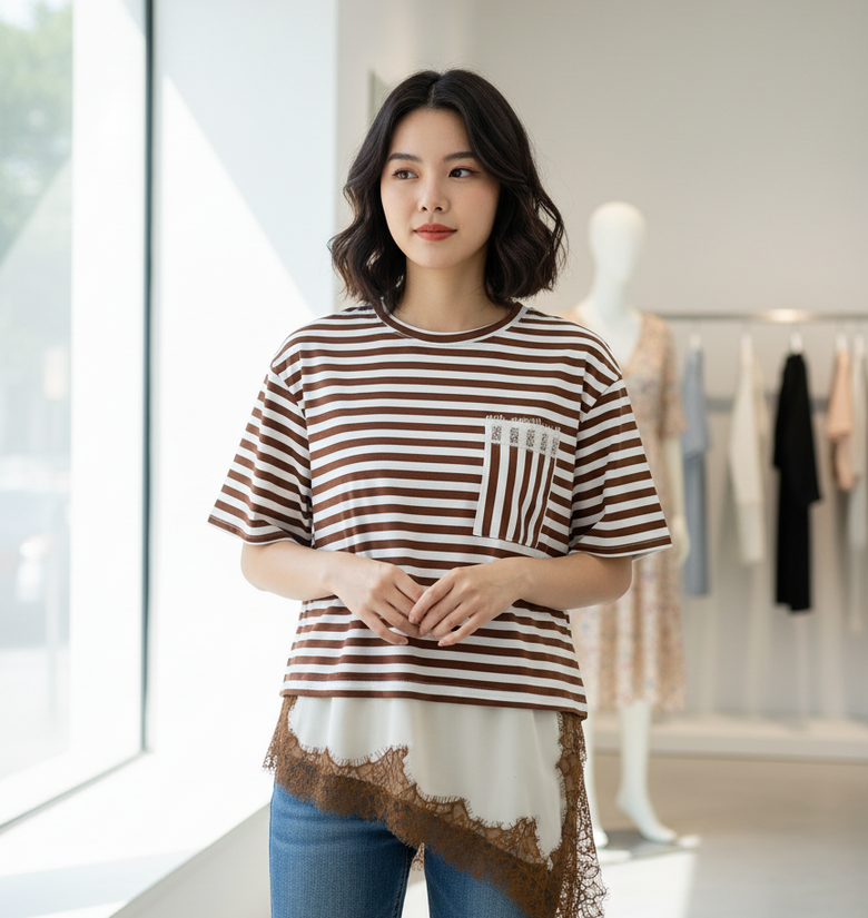 T-shirt righe
