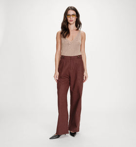 PANTALONE SARTORIALE CIOCCOLATO