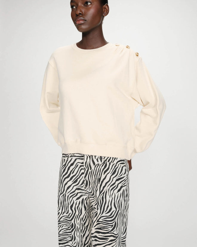 FELPA OVERSIZE PANNA