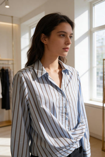 CAMICIA INES AZZURRA