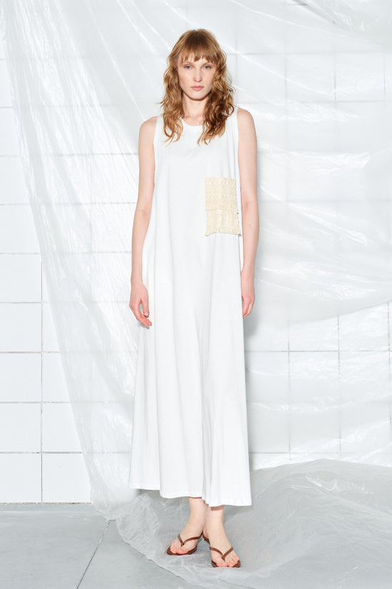 Abito svasato white