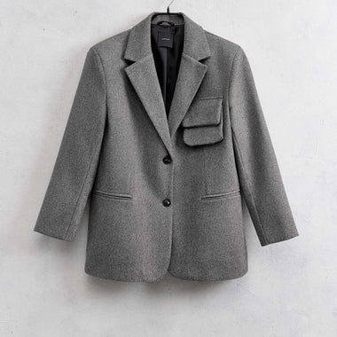 BLAZER OVERSIZE GRIGIO