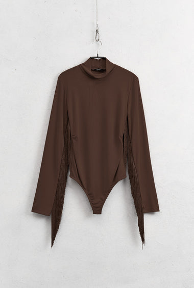 BODY FRANGE MARRONE