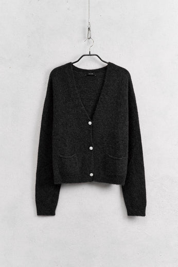 CARDIGAN A V MISTO LANA