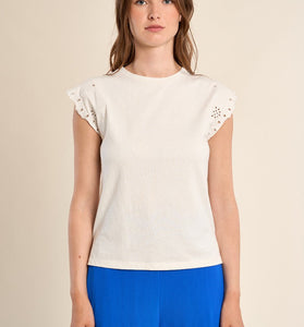 T-SHIRT YLENIA OFFWHITE
